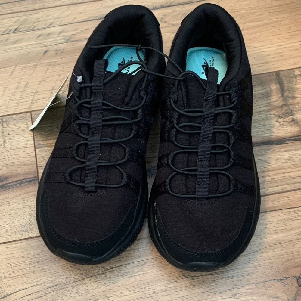 Athletic Works Black Sneakers with Memory Foam